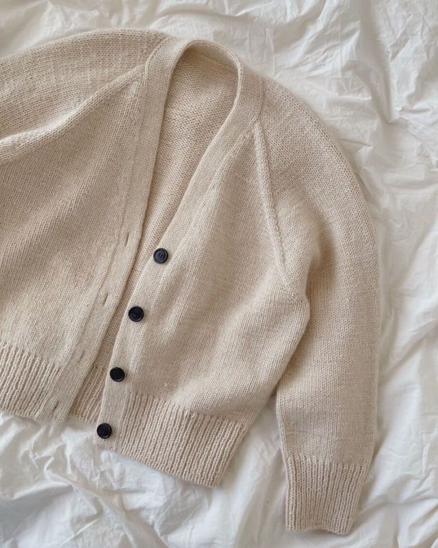 Champagne cardigan oppskrift