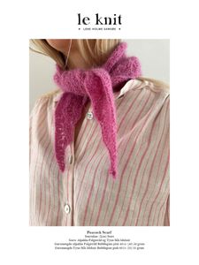 Hovedbilde Peacock Scarf oppskrift