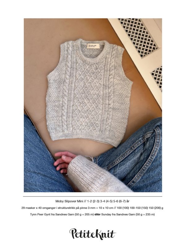Moby Slipover Mini oppskrift