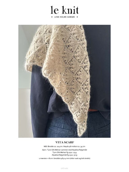 Hovedbilde Vita Scarf oppskrift