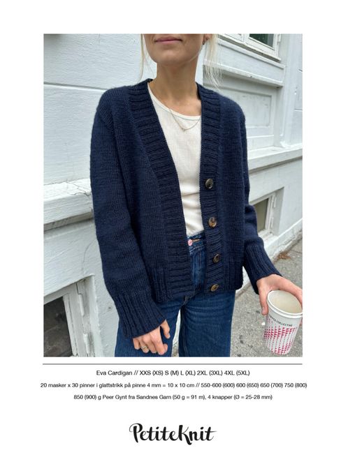 Hovedbilde Eva cardigan oppskrift