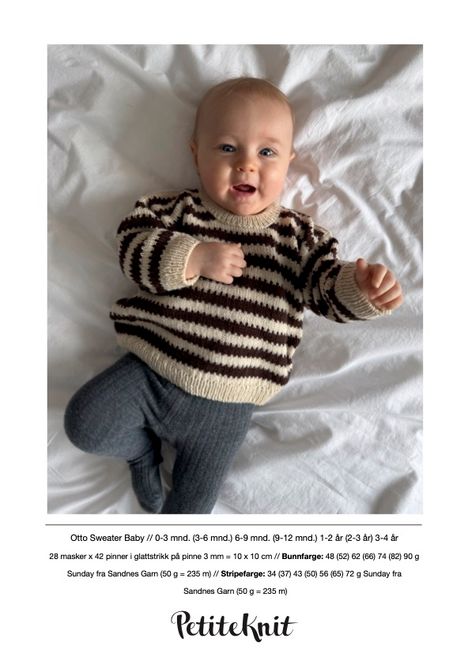 Hovedbilde Otto Sweater Baby oppskrift
