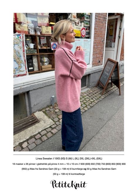 Hovedbilde Linea Sweater oppskrift