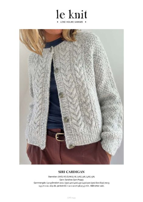 Hovedbilde Siri Cardigan oppskrift