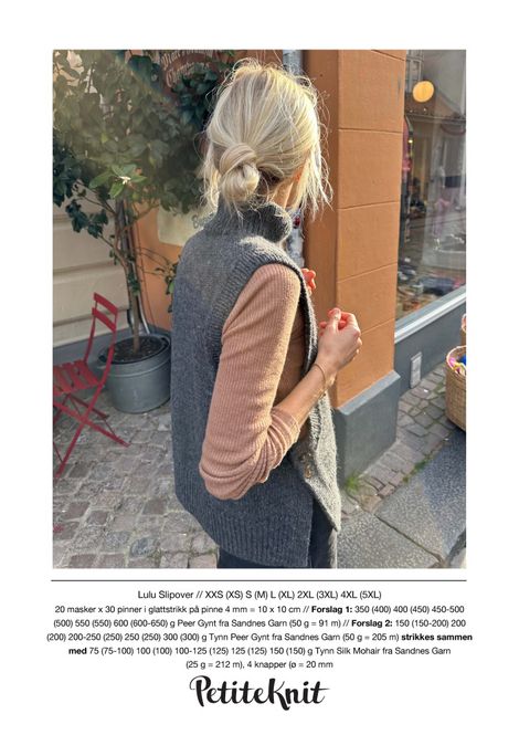 Hovedbilde Lulu slipover oppskrift